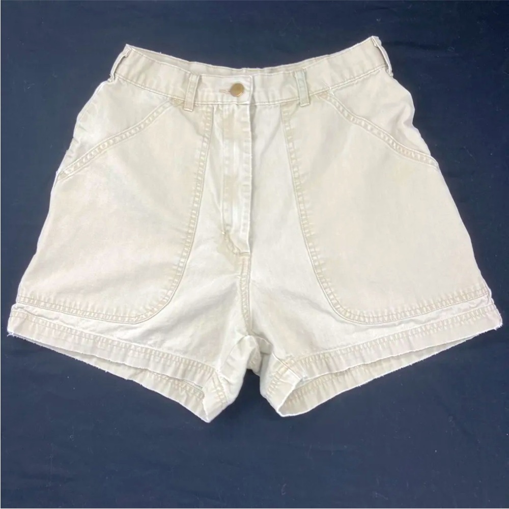 VTG 90s Woolrich Women's High Waisted Mom Outdoor Khaki Shorts Women's Size 8/26